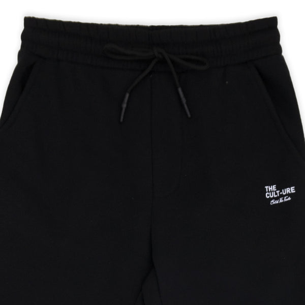 סט חליפה שחורה חולצה ומכנס פוטר