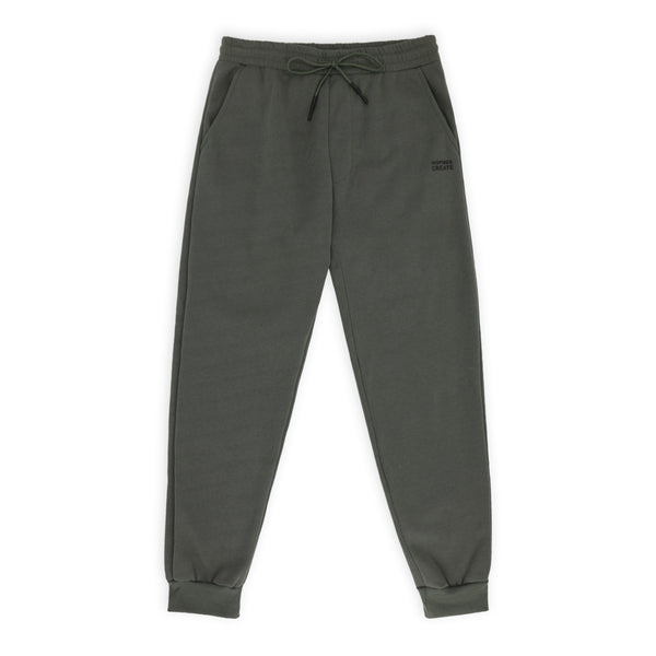 סט חליפה זית חולצה ומכנס פוטר