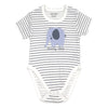 מארז 3 בגדי גוף מודפסים תכלת-כחול-לבן תינוקות בנים N/B-18M