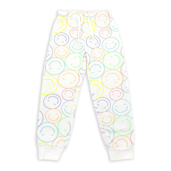 זוג פיג'מות פוטר מודפסות פיה וסמיילי בנות