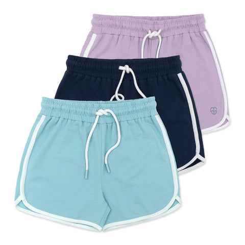 מארז 3 מכנסי פרנץ' טרי קצרים תינוקות בנות