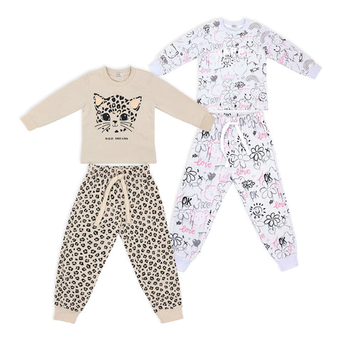 זוג פיג'מות פוטר מודפסות