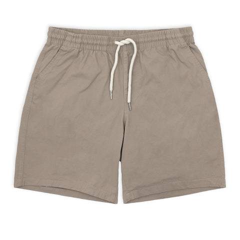 מכנס ברמודה אריג עם חגורת גומי