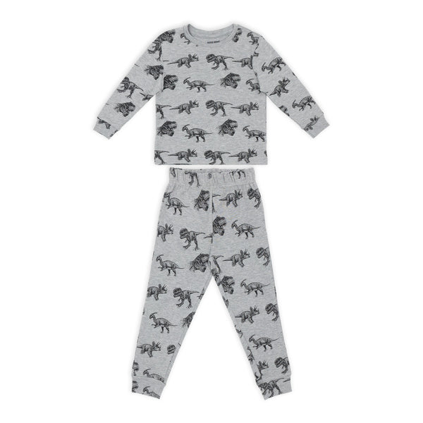 זוג פיג'מות אינטרלוק מיקי ודינוזאורים