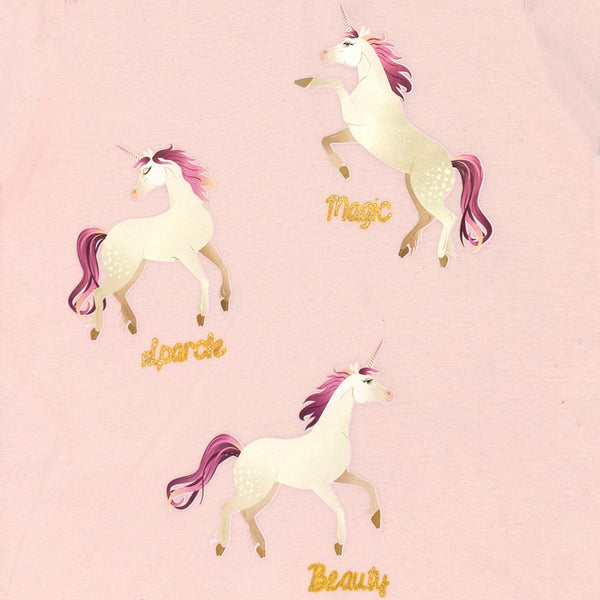 חולצת מודפסת חדי קרן