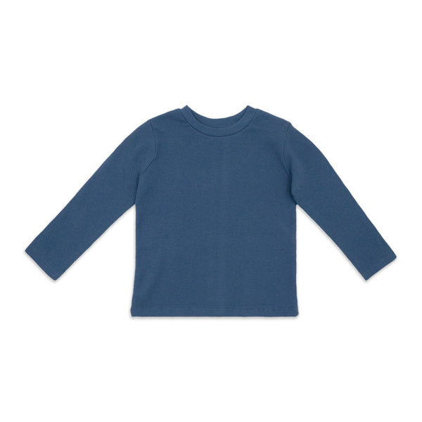 זוג חולצות בד ופל - כחול לבן