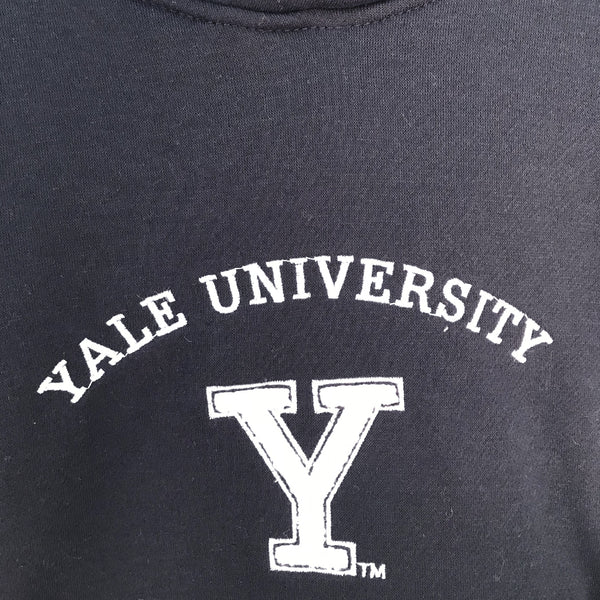 קפוצ'ון נייבי עם רקמה ואפליקציה Yale University בנים 12-18
