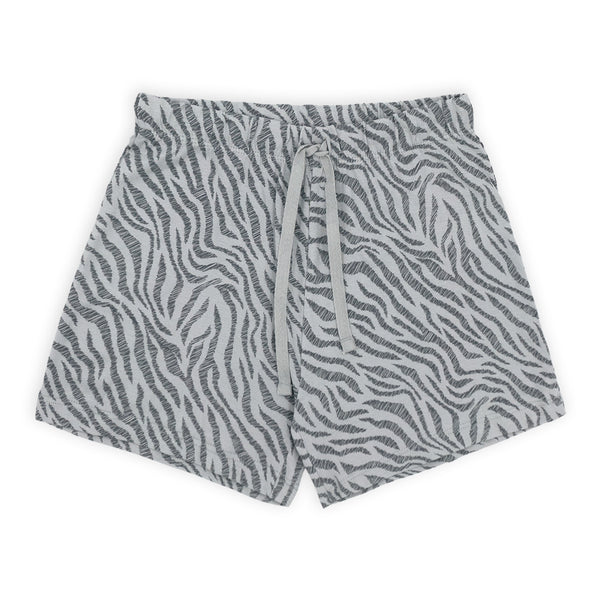 זוג פיג'מות קצרות מודפסות