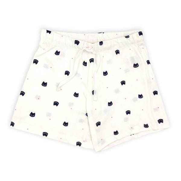 זוג פיג'מות קצרות מודפסות