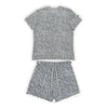 זוג פיג'מות קצרות מודפסות