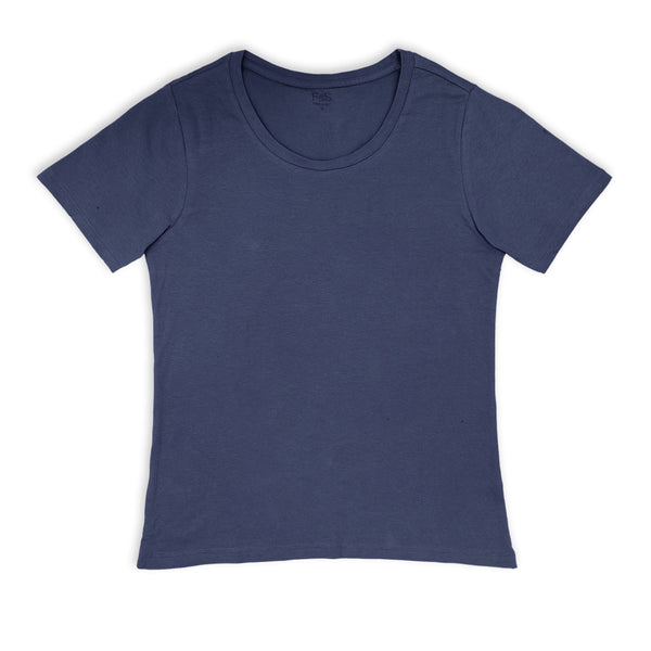 חולצת לייקרה צווארון עגול