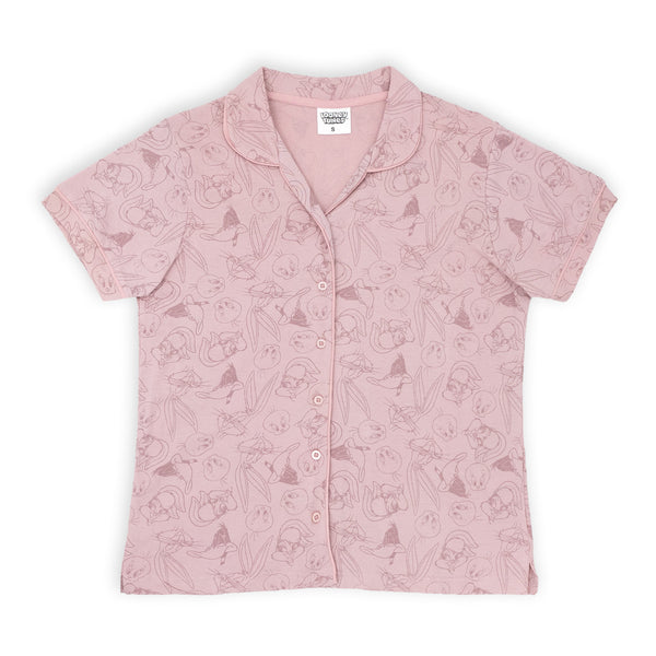 פיג'מה מודפסת לוני טונס