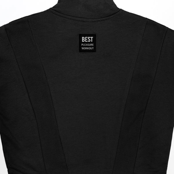 חולצת פרנץ' טרי צווארון רוכסן נשים