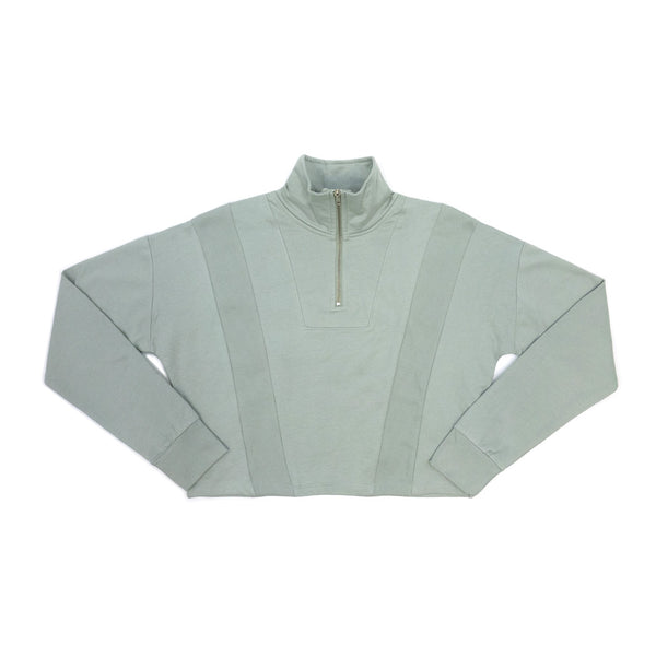 חולצת פרנץ' טרי צווארון רוכסן נשים