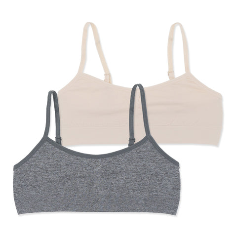 זוג גוזיות Legend ללא תפר עם כתפיות דקות בנות