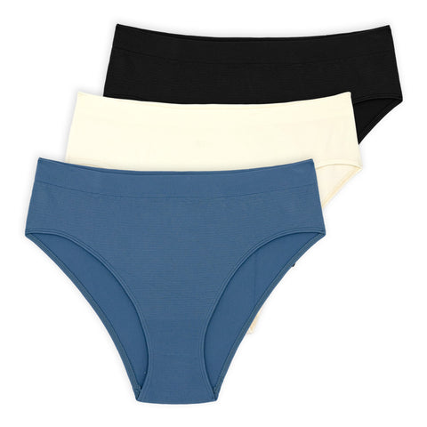 מארז 3 תחתוני היילג גומי ללא תפר