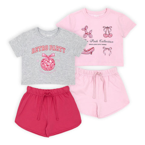 זוג חליפות חולצה ושורט