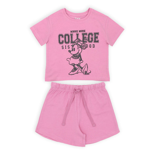 זוג חליפות חולצה ושורט מיני מאוס