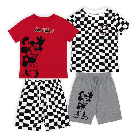 זוג פיג'מות מודפסות מיקי מאוס