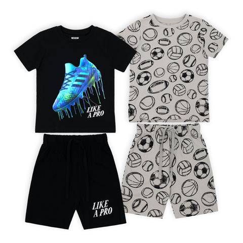 זוג פיג'מות מודפסות