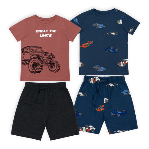 זוג פיג'מות מודפסות