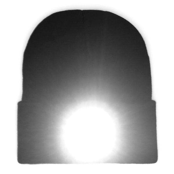 כובע סרוג עם פנס