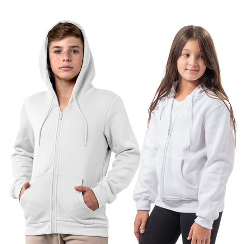 קפוצ'ון עם רוכסן שחור/לבן