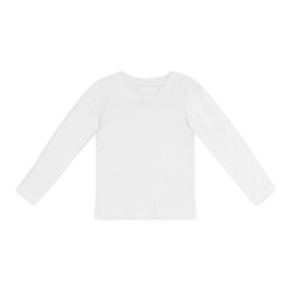 מארז 6 חולצות בית ספר ארוכות צווארון וי