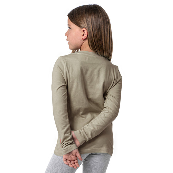 מארז 6 חולצות בית ספר ארוכות צווארון עגול