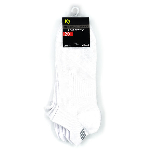 מארז 6 גרבי קרסוליות ספורט