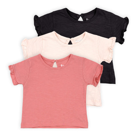 מארז 3 חולצות סלאב חלקות