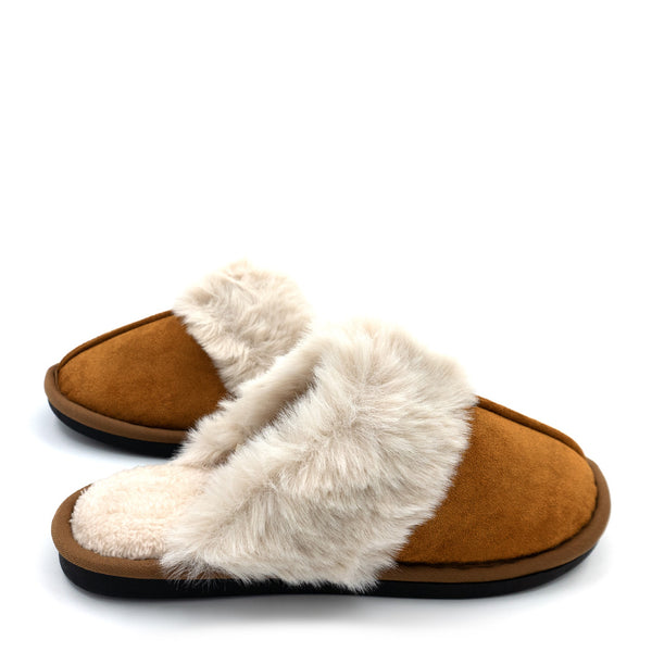 נעלי בית פרווה פתוחות