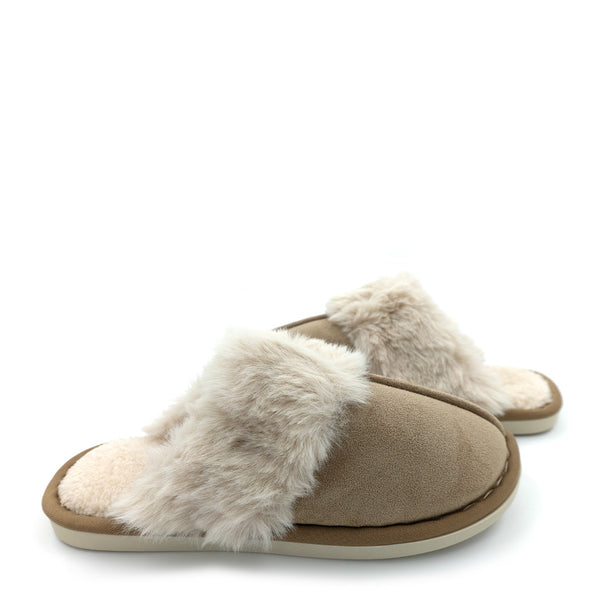 נעלי בית פרווה פתוחות