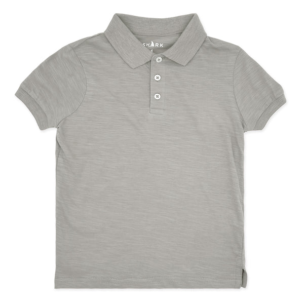 מארז חולצות צווארון פולו בד סלאב לבן-בריק-אבן בנים 4-18