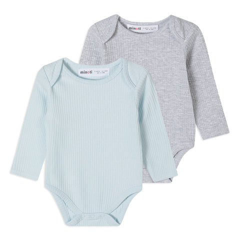 זוג בגדי גוף מינוטי תינוקות