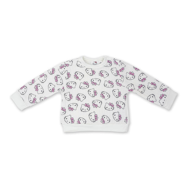 חליפת קווילט הדפס הלו קיטי אולאובר תינוקות בנות