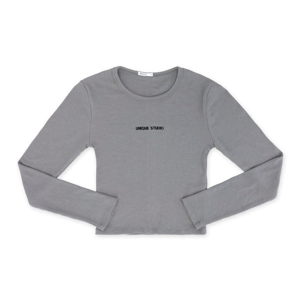 חולצת ריב אפורה Unique Studio נשים