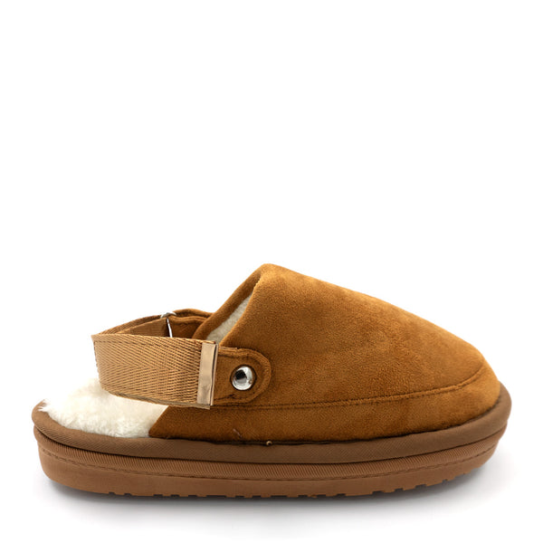 כפכפי פרווה עם רצועה