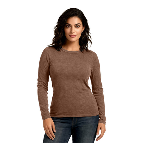 סריג צווארון ריב עגול