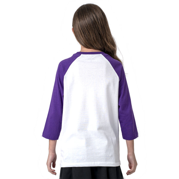 חולצה אמריקאית רגלן שרוול 3/4 בנות 14-16