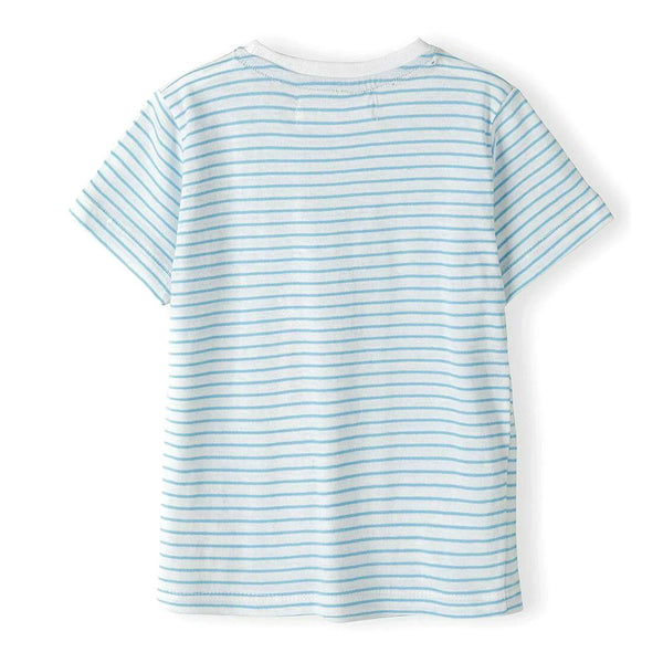 סט אוברול דנים וחולצת פסים מינוטי תינוקות בנים