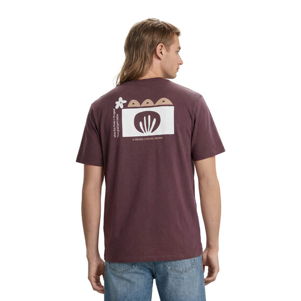 חולצה קצרה מודפסת משני צדדים