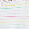שלישיית חולצות מינוטי לבן-ורוד-פוקסיה בנות 6-8Y