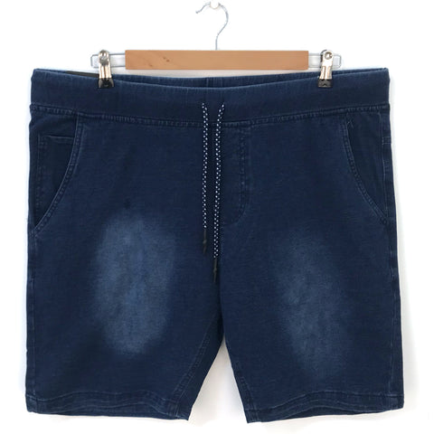 מכנס ג'ינס שורט פרנץ' טרי מידות גדולות גברים 4XL-6XL