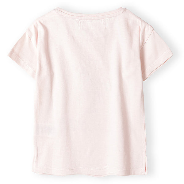 שלישיית חולצות מינוטי אפרסק-לבן פעוטות בנות 12-18M