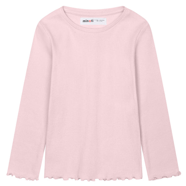 חולצת בסיס ריב ילדות מינוטי בצבעים בנות 8-14Y
