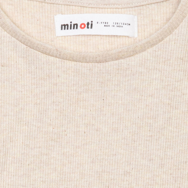 חולצת בסיס ריב מינוטי בצבעים בנות ותינוקות 12M-8Y