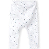 שני מכנסי ריב מינוטי תכלת-לבן תינוקות בנים 6-9M