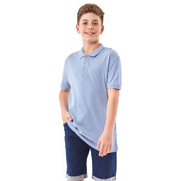 חולצת פולו בייסיק בצבעים בנים 4-18