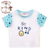 חולצת תינוקות בנים אורגנית Be Kind מינוטי 0-12M